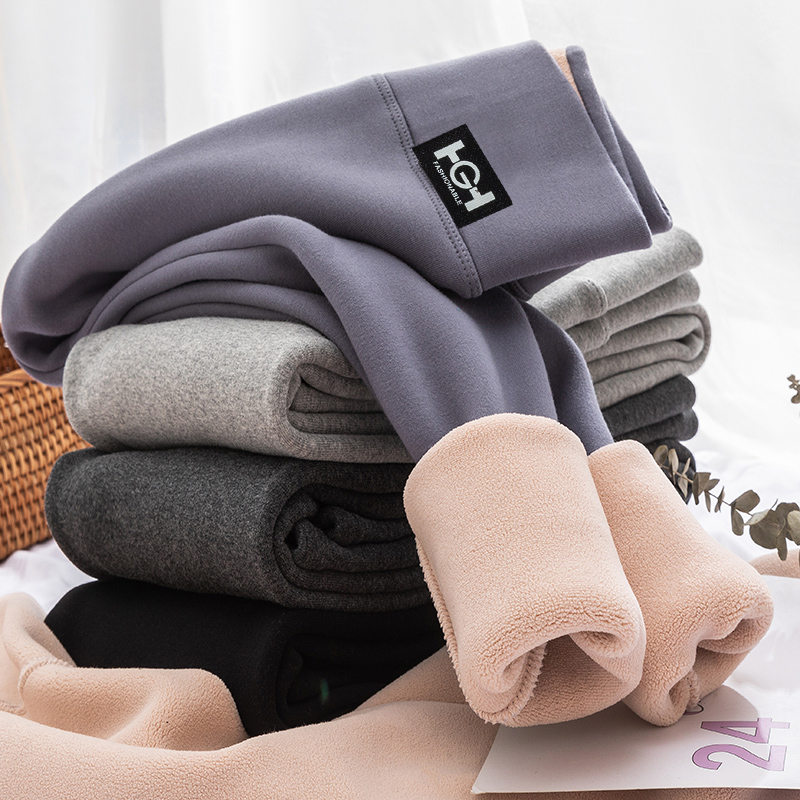 羊羔绒保暖棉裤高腰东北打底裤秋冬款打底裤秋冬款不起球不掉裆