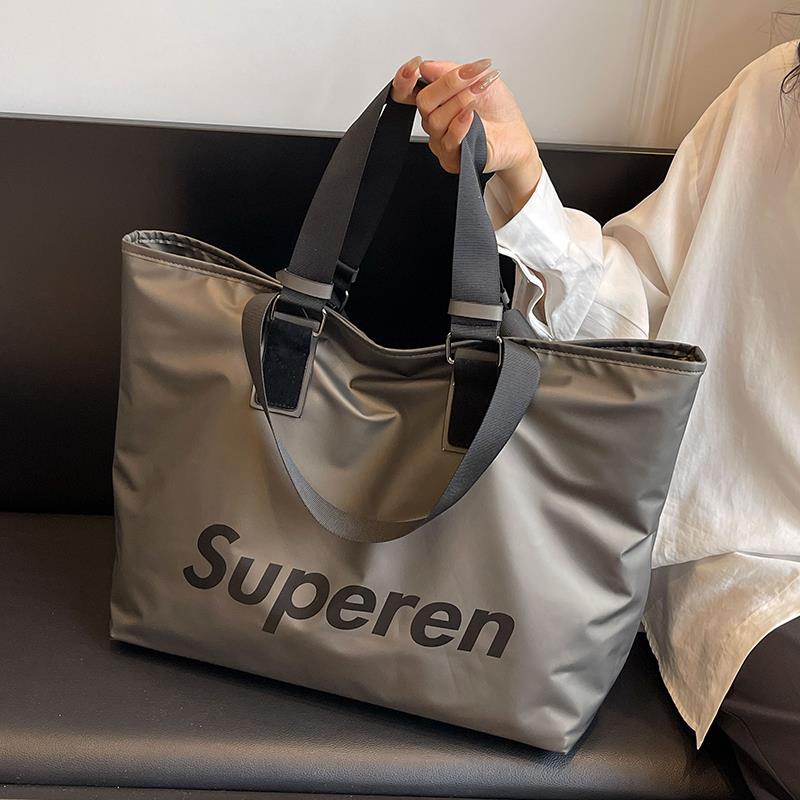 探屿短途旅行包包百搭简约女轻便大容量手提袋时尚便携旅游行李包