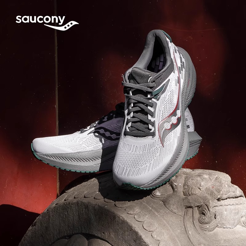 【旗舰缓震】Saucony索康尼TRIUMPH胜利21专业跑鞋训练运动鞋情侣