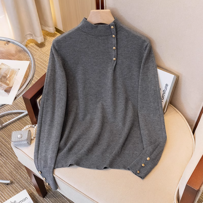 今年流行欧货高领大码打底衫女胖mm遮肚子宽松针织衫毛衣秋冬上衣