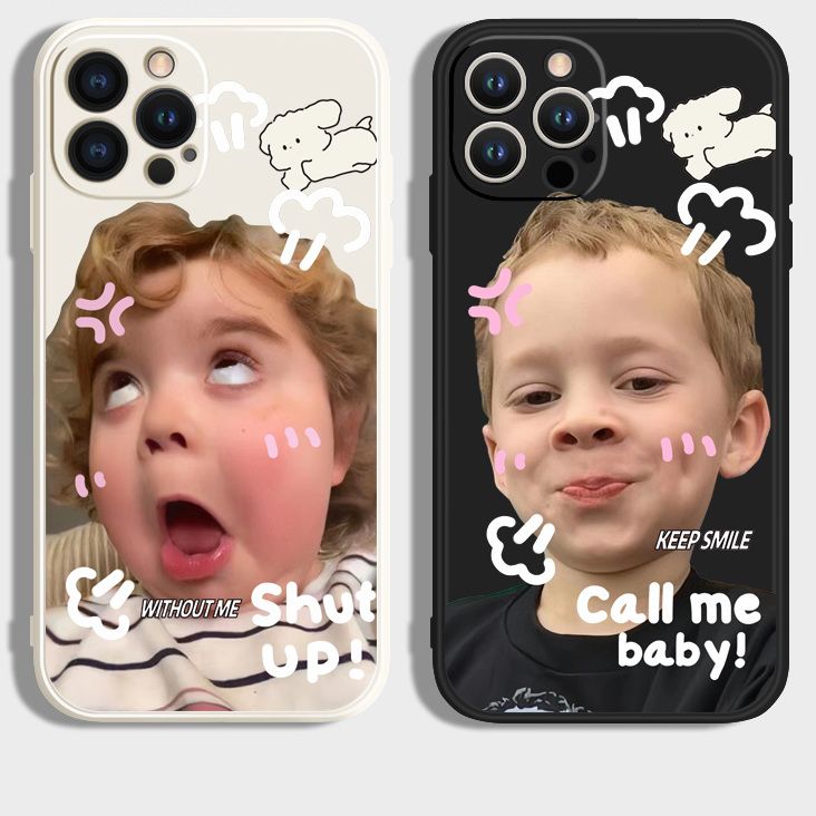 翻白眼吐舌头女孩情侣男手机壳苹果适用华为荣耀VIVOOPPO小米一加