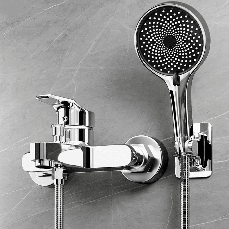 JOWMO全铜极简花洒淋浴花洒套装家用卫生间淋雨浴室简易设计安装