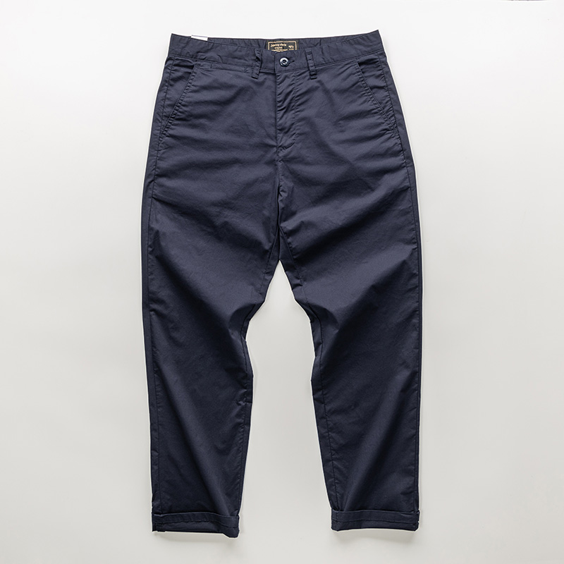 8534/8531百搭弹力休闲直筒裤美式CHINO卡其阔腿男款休闲裤85349