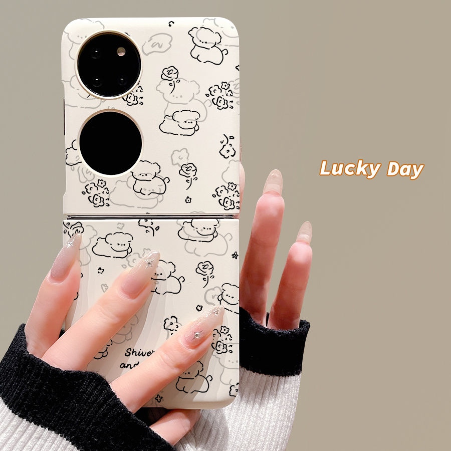 适用华为P50pocket2手机壳可爱折叠屏pocketS保护套卡通防摔创意