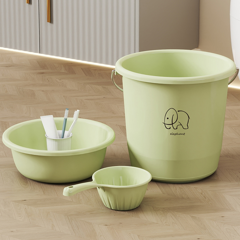 学生水桶加厚洗衣桶洗澡桶大容量手提储水桶家用宿舍塑料桶特大号