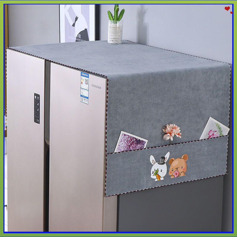 推荐新款冰箱防尘罩防滑盖巾布单开门双开门对开门滚筒洗衣机甄选