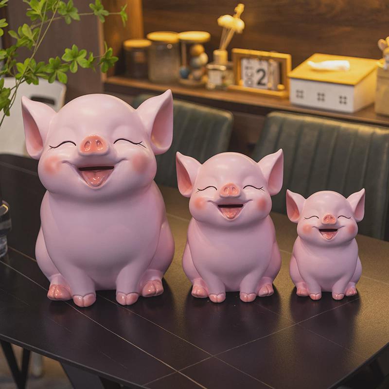 超大号可爱小猪存钱罐只进不出大容量大人用储蓄罐送儿童生日礼品