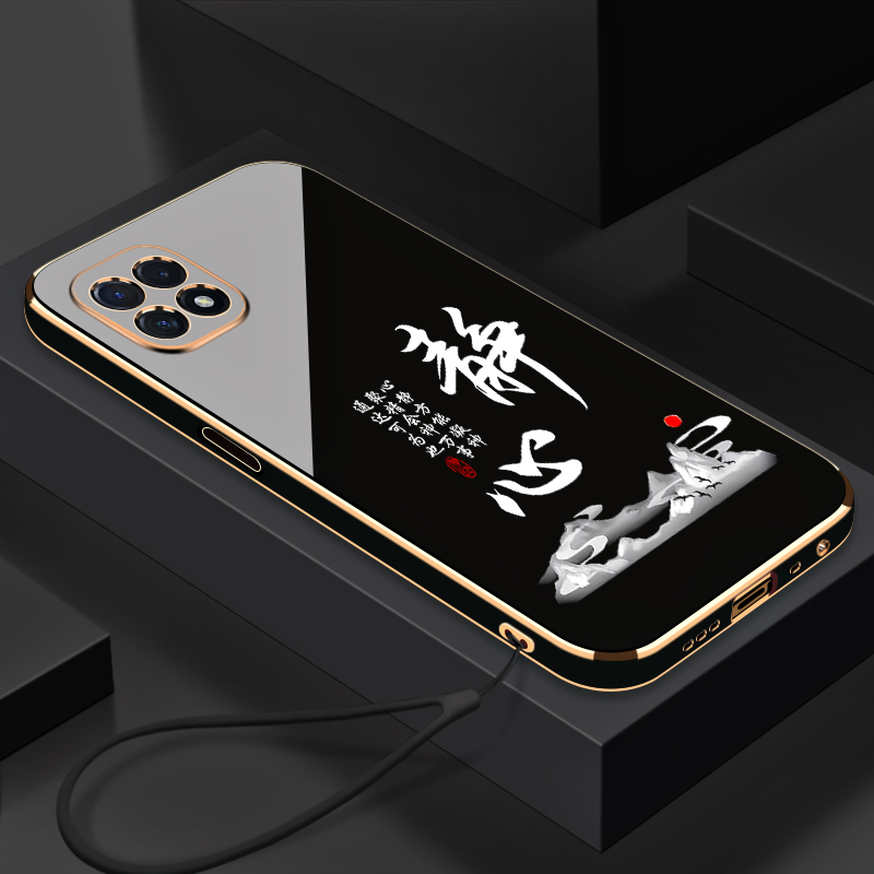 适用于电镀静心OPPOA72手机壳全包防摔硅胶软壳【送挂绳】