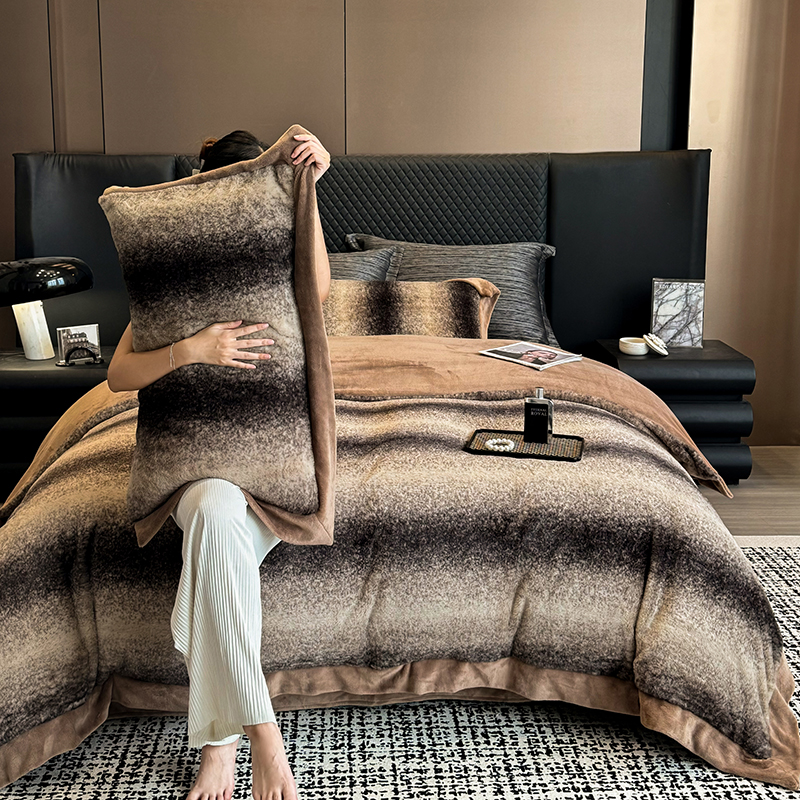 丹麦狐貂绒【CARLOS】重磅580克/A类丹麦原装出口/意式美学绒四件套