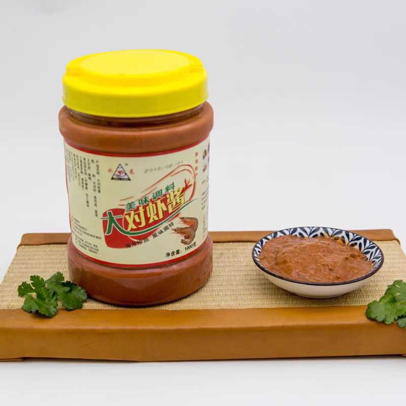 烟台特产水龙新鲜大对虾酱虾头酱大桶鲜香美味即食火锅蘸料拌饭酱