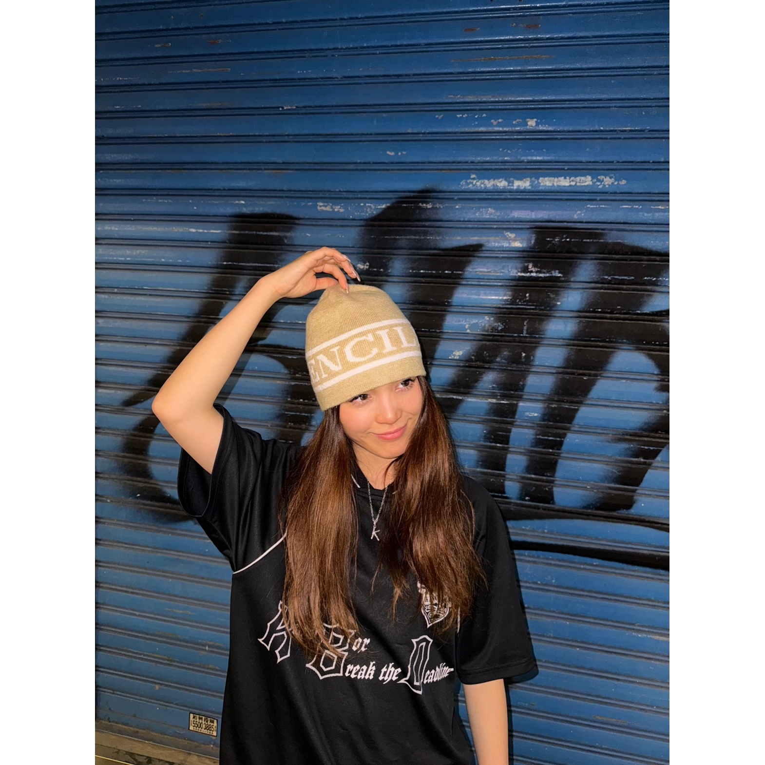 KencilBox千笔盒子毛线帽嘻哈薄款春秋街头街舞辣妹配饰帽子