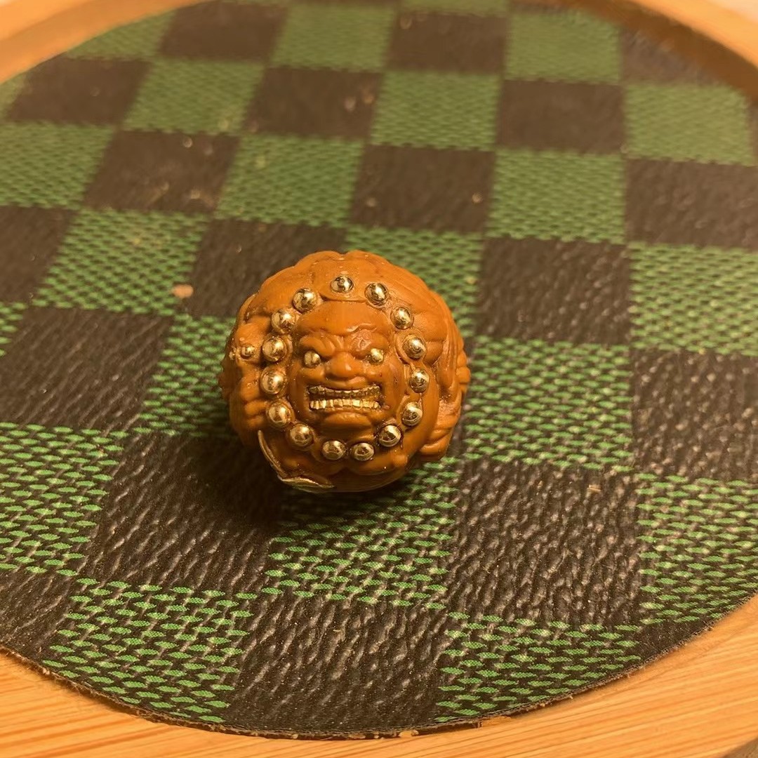 紫金鼠雕刻恶僧 强行招财恶僧，大金牙僧王烟鬼单颗配饰