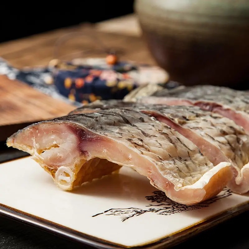 农家手工干鱼块 草鱼块 250克本地农家自制风干鱼