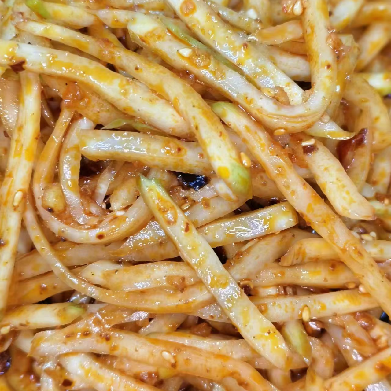 手工芥菜丝咸菜开胃菜下饭菜小菜芥菜香辣咸菜