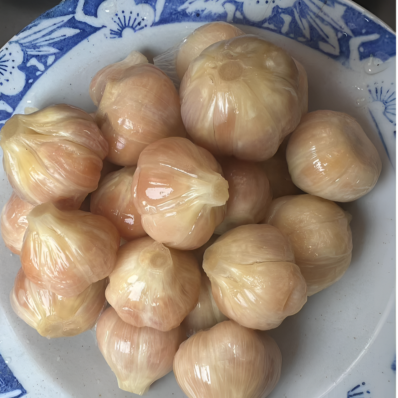 安徽大蒜头腌菜腌大蒜头子满满的家乡味道腌蒜头正宗咸大蒜头独头