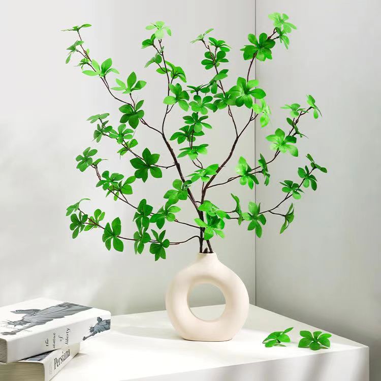 北欧绿植马醉木吊钟假花仿真花摆设假植物室内客厅餐桌真实摆件