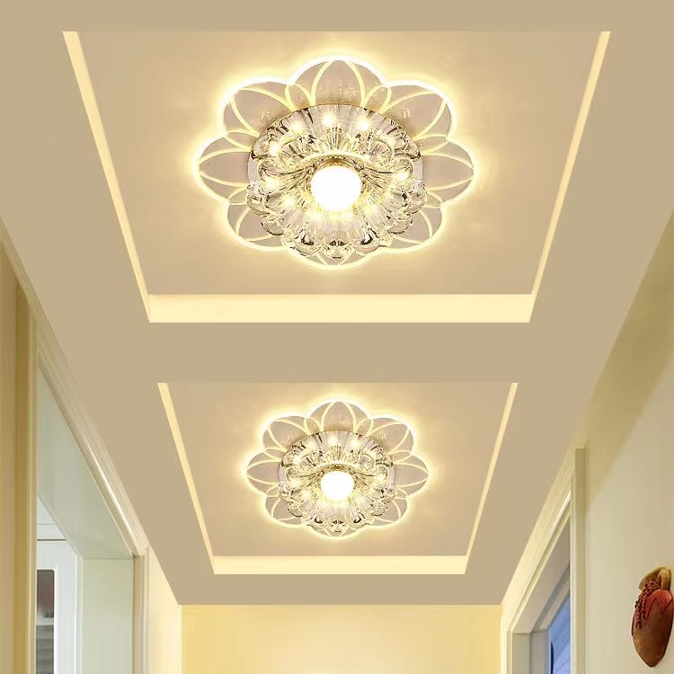 简约客厅led过道灯走廊灯筒灯入户灯孔灯天花灯过道灯走廊灯中山