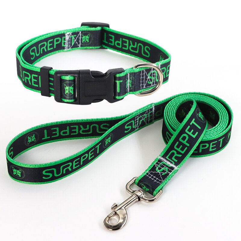 舒拜狗狗牵引绳大中小型犬遛狗绳金毛泰迪柯基狗项圈不勒脖狗链子