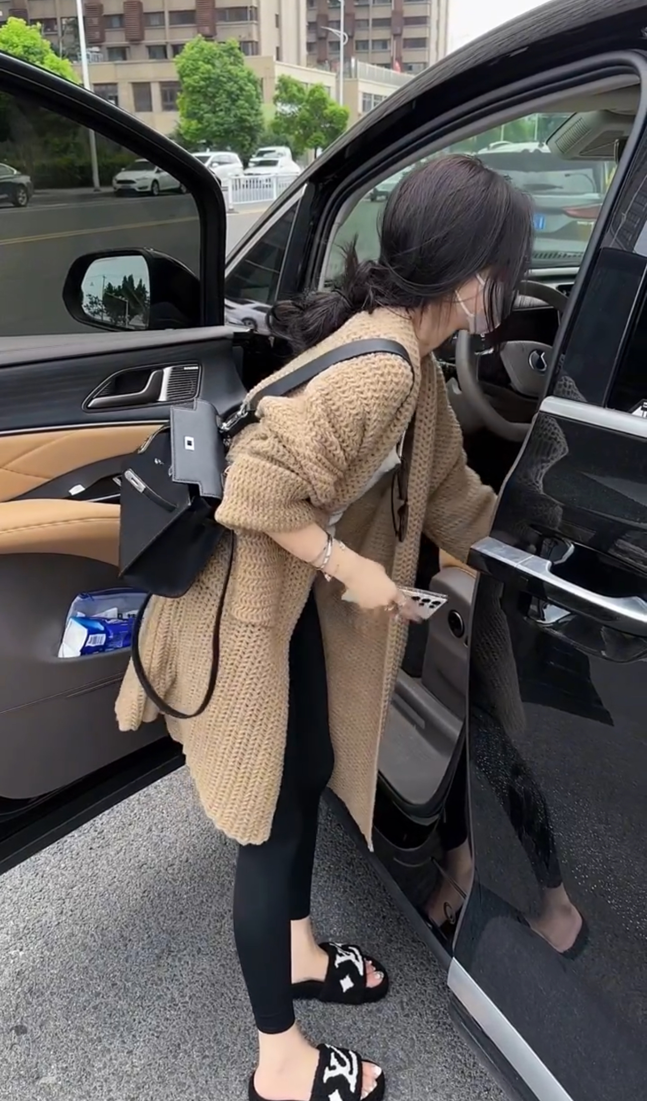 慵懒风宽松软糯长款毛衣外套2024年秋季新款韩版长袖针织衫开衫女