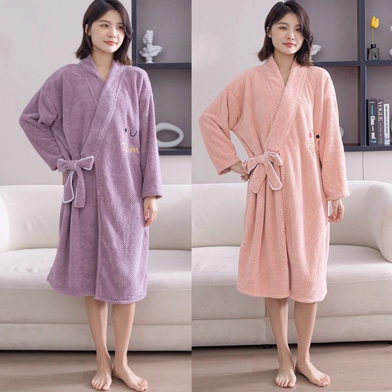 浴巾女家用比纯棉全棉吸水浴裙大人浴衣游泳洗澡可穿裹巾成人浴袍