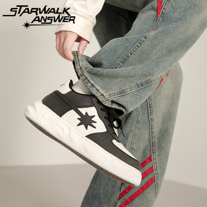 复古时尚板鞋内增高百搭女鞋情侣韩版男鞋ins潮