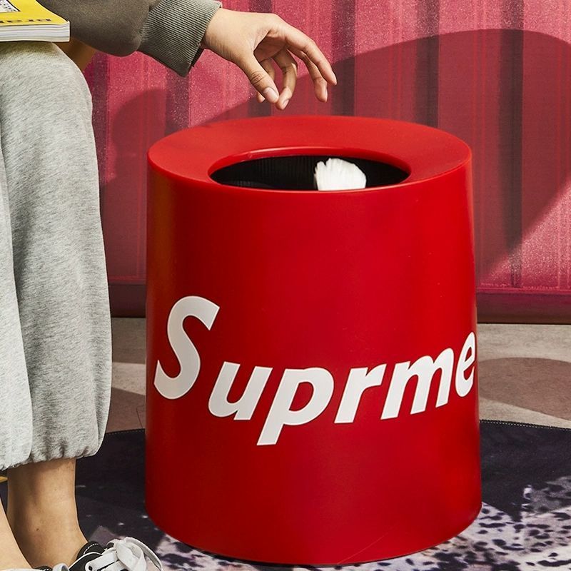 轻奢垃圾桶家用客厅卧室办公室创意厕所卫生间垃圾筒北欧ins风桶