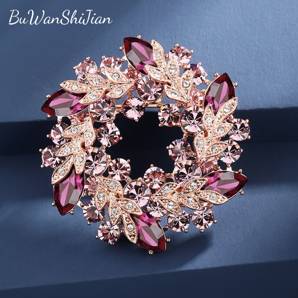 【紫气东来】秋冬2025新款紫荆花胸针高级感配饰轻奢高颜值节日礼物