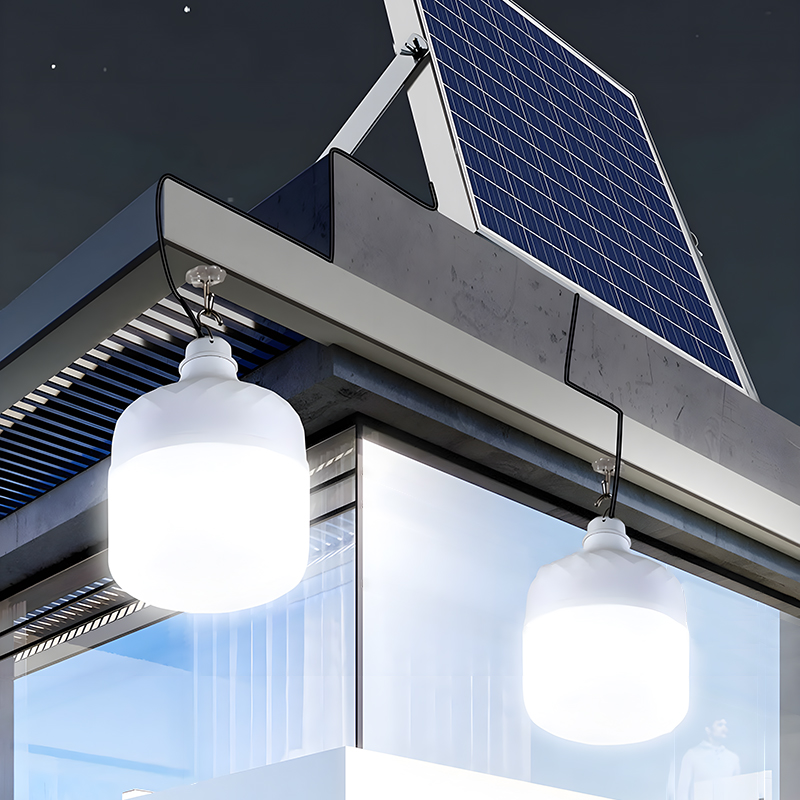 2026新款太阳能户外庭院子路灯农村室内家用照明充电型吊灯泡防水