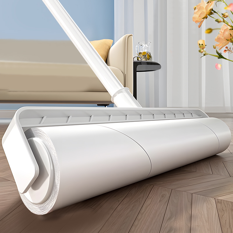 【多功能长杆粘毛器】可替换粘毛器家用滚筒式长柄大号除尘吸毛器