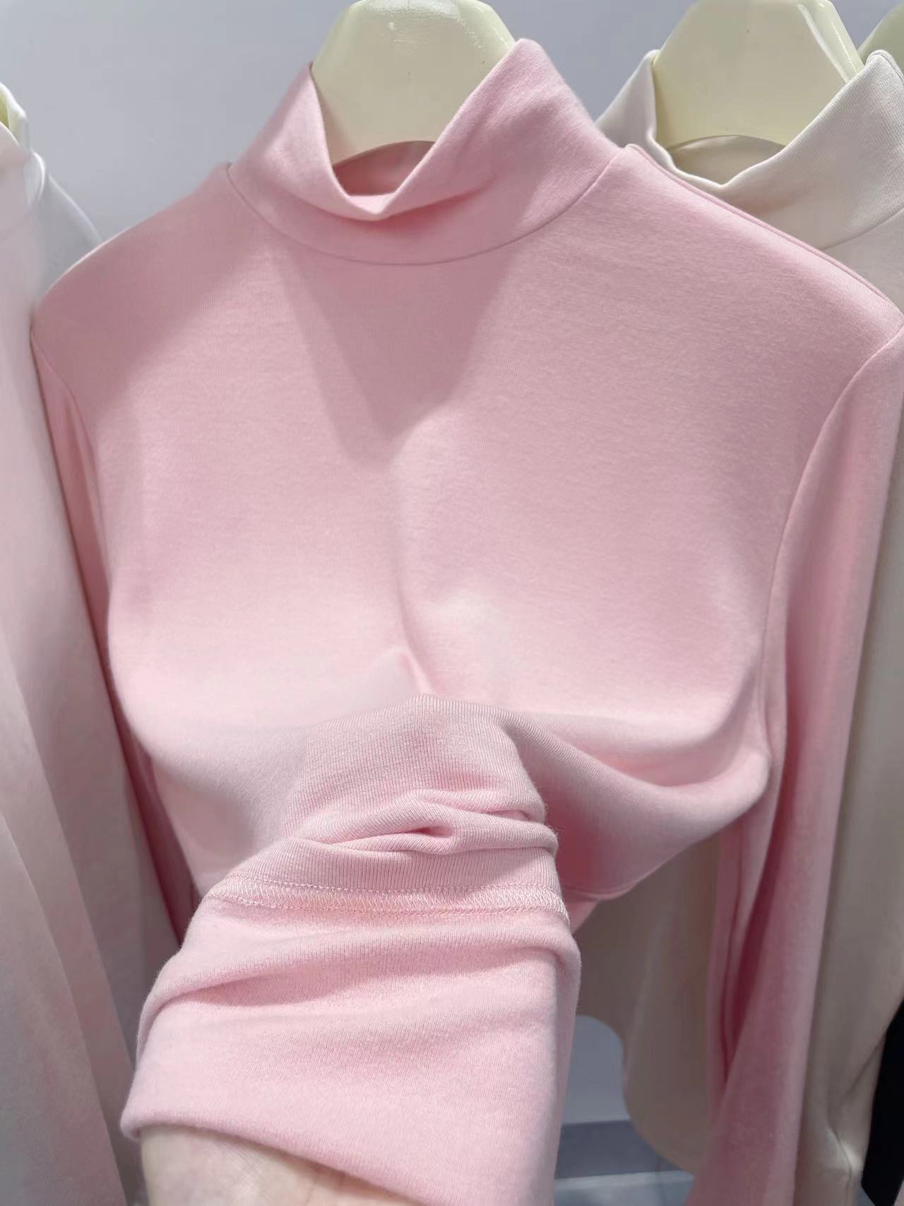 2025加绒H2《超软糯》打底衫女士半高领秋冬气质显瘦百搭修身保暖