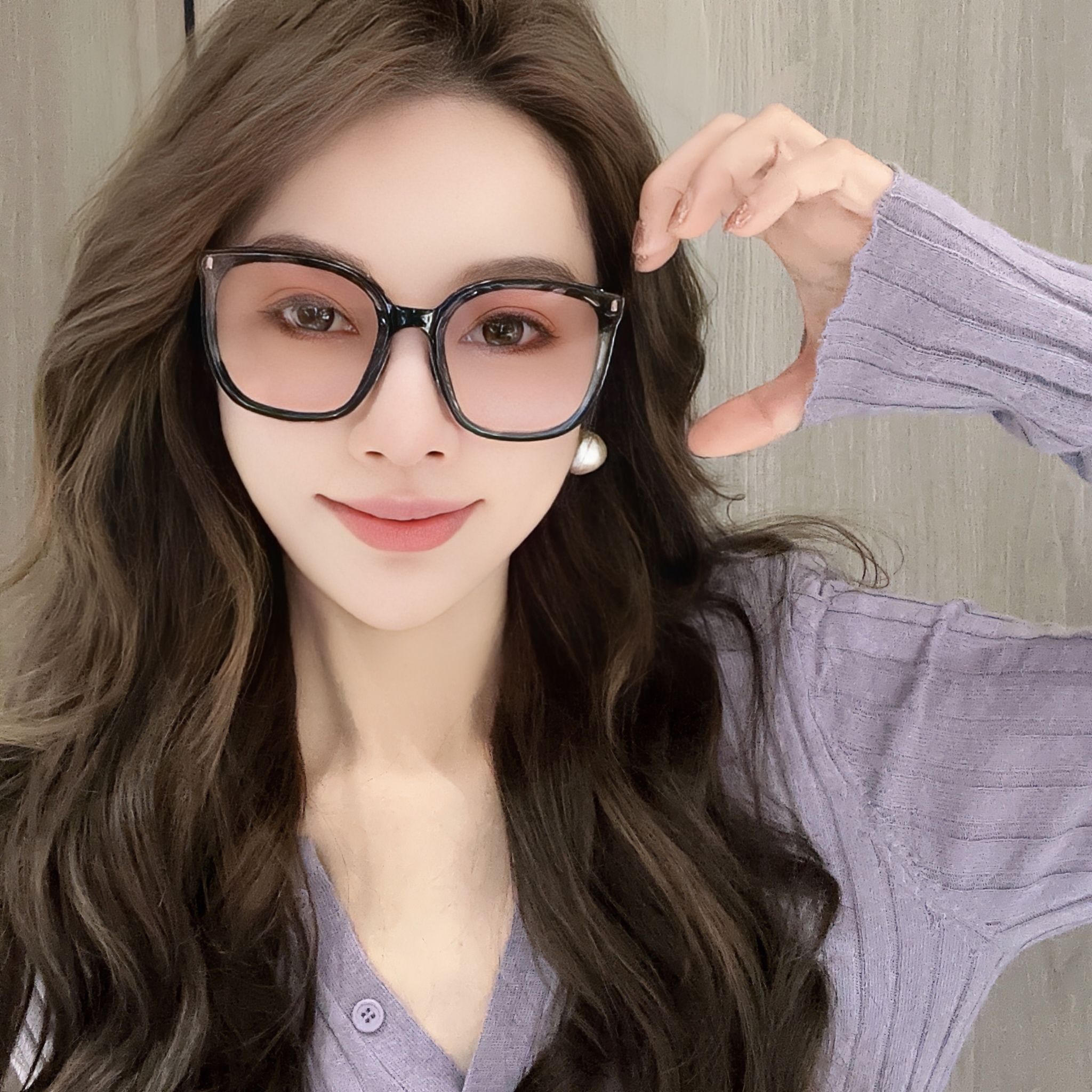 德芬妲折叠墨镜大框偏光防紫外线太阳镜2025时尚开车百搭防晒