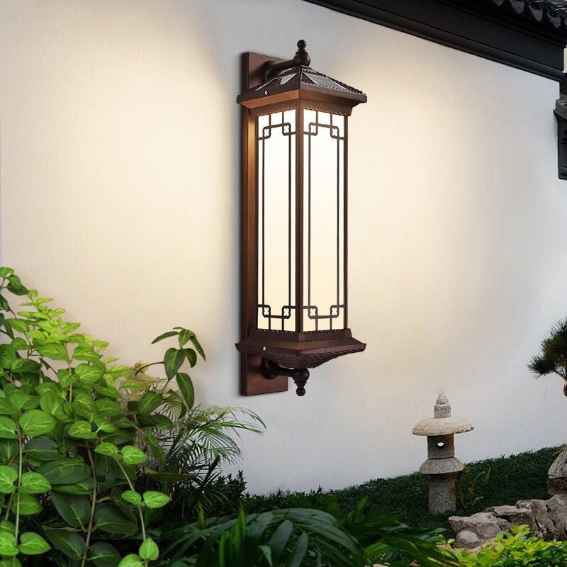 【年中大促】发光太阳能窗花壁灯户外防水中式别墅外墙