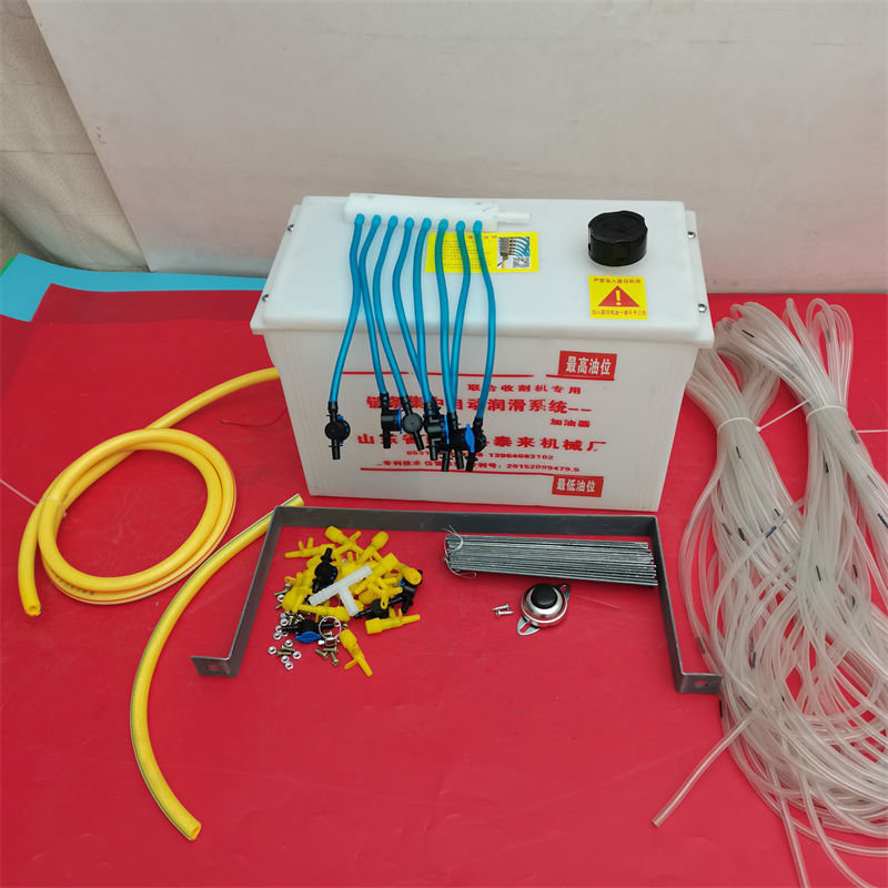 收割机链条自动注油器链条自动加油打油机润滑器12V24V农机配件全
