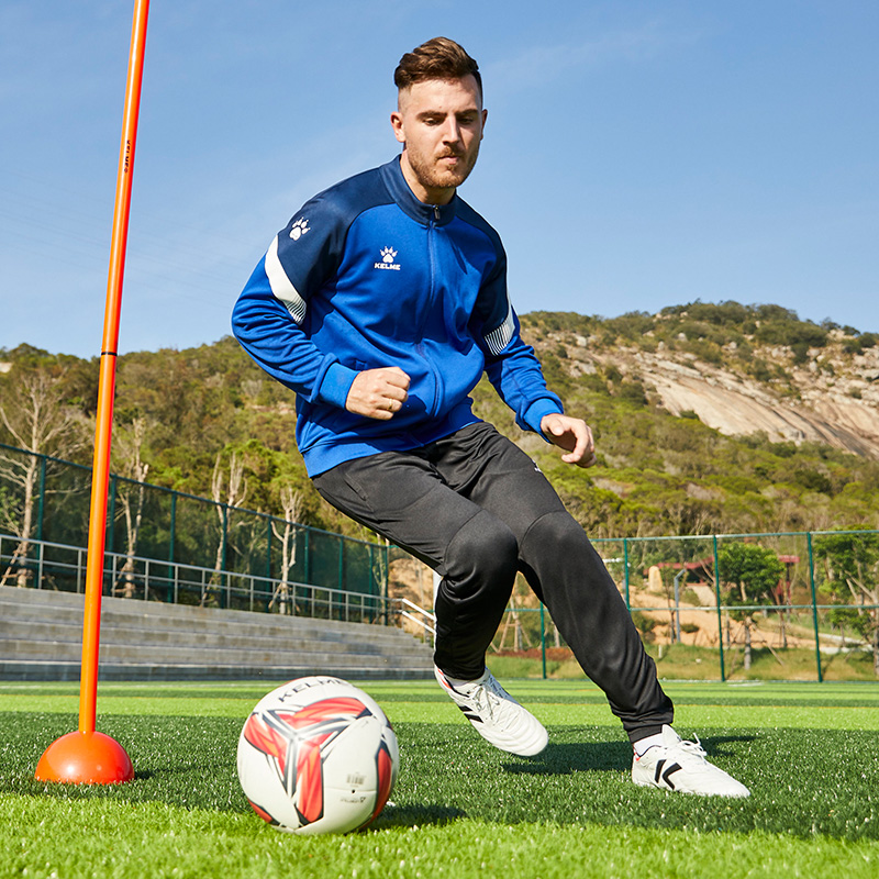 【运动风】卡尔美夹克外套男女长袖开衫运动训练针织外套LIFESTYLE】