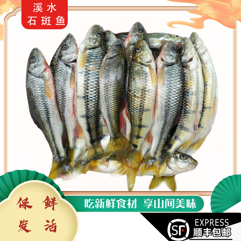 黄山新鲜小河鱼石斑鱼净膛鱼干150g-400g 农村农产品溪水小河鱼