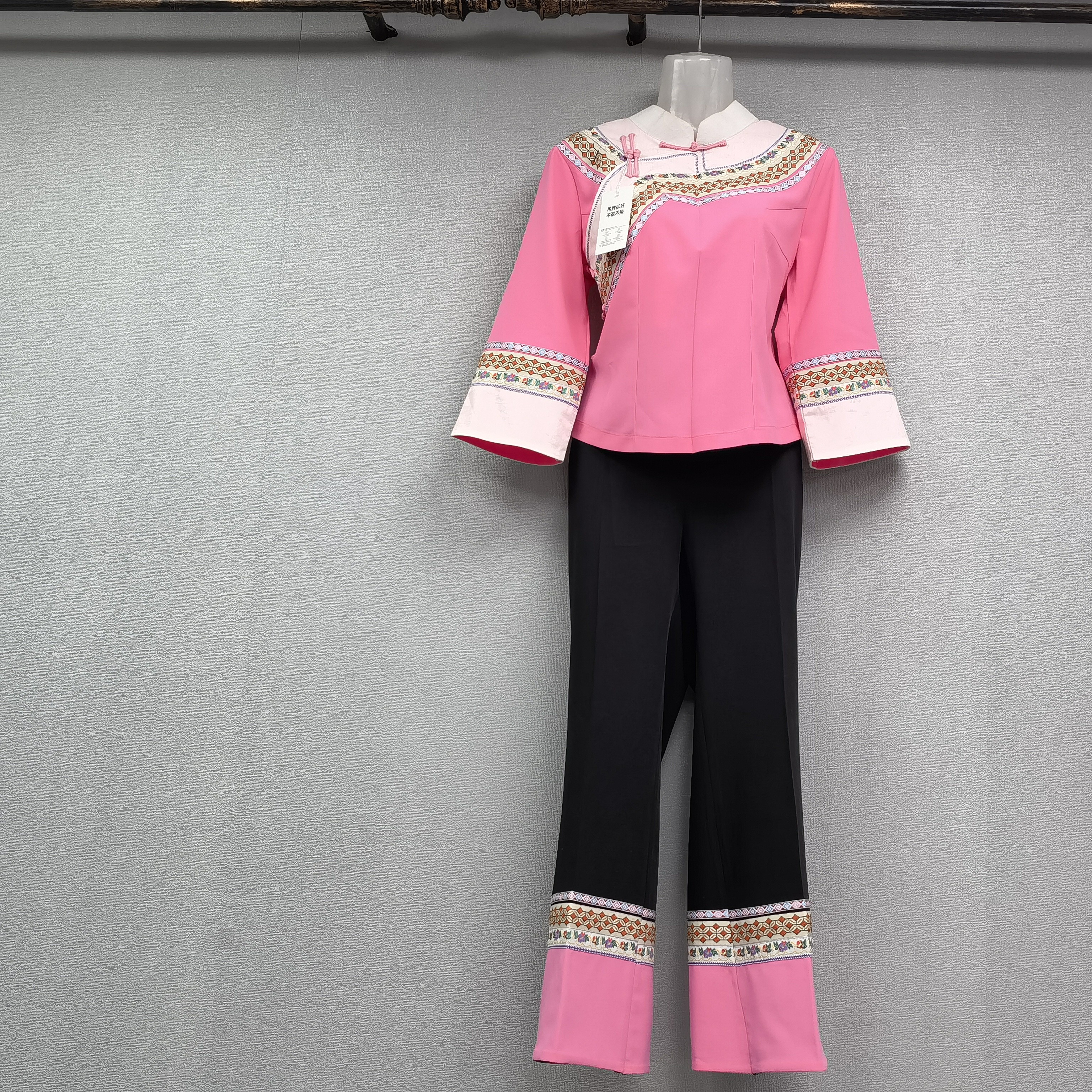 中国少数民族服装拍照旅游跳舞生活装上衣民族风中国风中式裤子