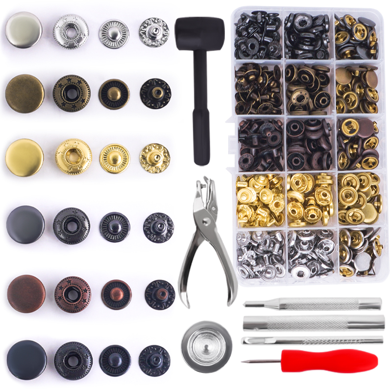 ORO高档纯铜暗扣按扣免缝钉扣衣服子母扣四合扣羽绒服扣鞋子摁扣