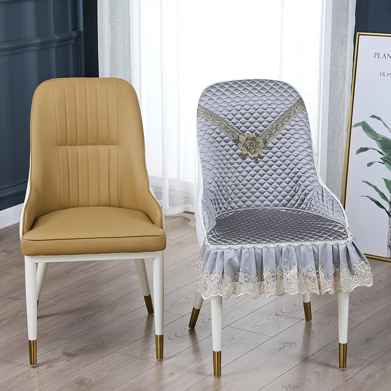 新款北欧弧形椅子套罩餐桌椅套坐垫靠背四季椅垫椅子套批发