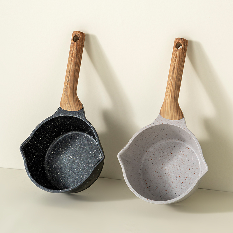 onlycook家用泼油专用小锅加深煎锅麦饭石平底煎蛋迷你热油淋油锅