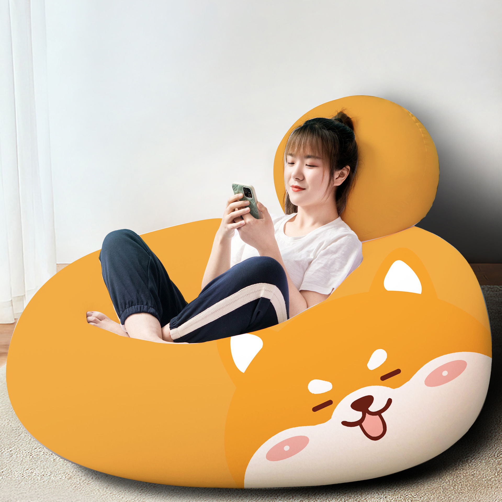 懒人沙发可躺可睡觉网红款懒人沙发榻榻米单人沙发椅客厅阳台沙发