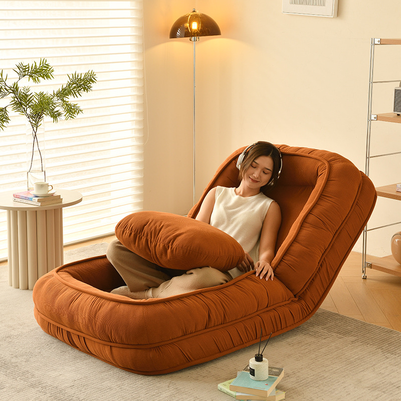 懒人可坐可躺榻榻米客厅椅子晒太阳阳台沙发床小型懒人沙发可躺