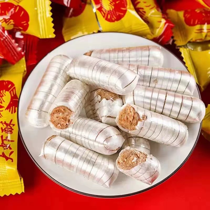 【皮薄馅多】正宗山东特产北京大虾酥花生酥糖怀旧糖果零食婚庆喜糖