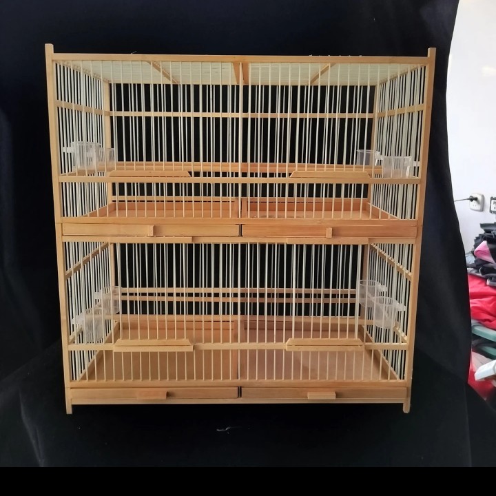 通用型鸟笼玻璃钢丝四格笼（非质量问题不退换）