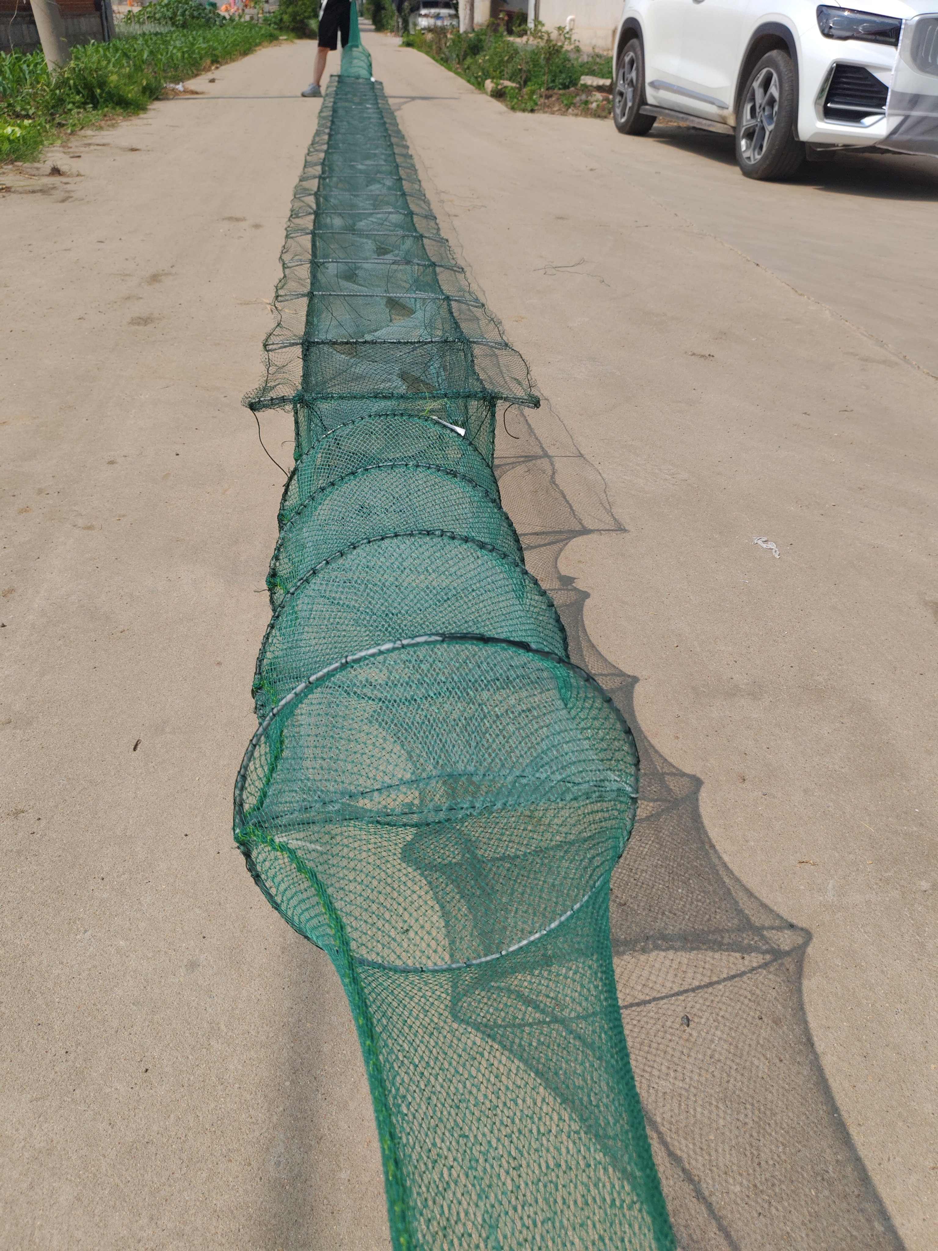 十二米一用两头倒带盖青虾笼石子包边