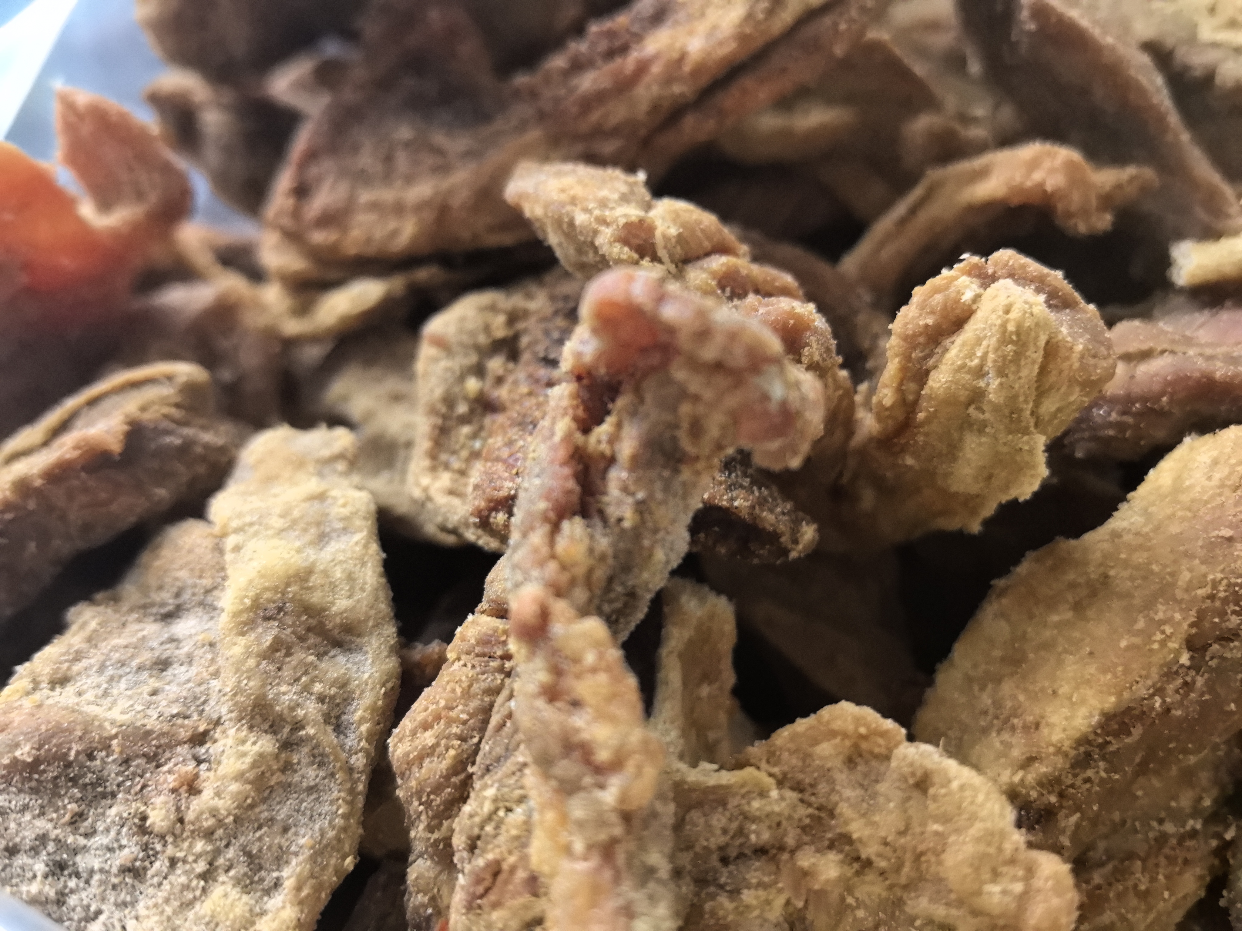 纯瘦猪肉渣可干吃(带嚼劲)