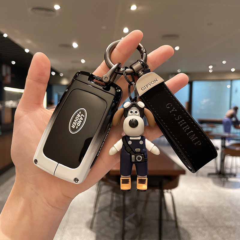 2024款路虎钥匙套揽胜卫士揽运发现运动版极光发现4车5星脉壳扣包