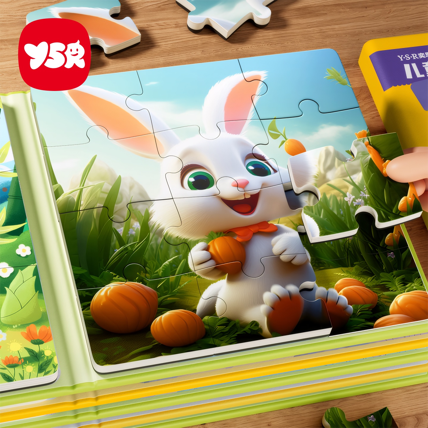 儿童进阶益智磁性拼图0-3-6岁幼儿磁力早教宝宝男孩女孩少儿玩具