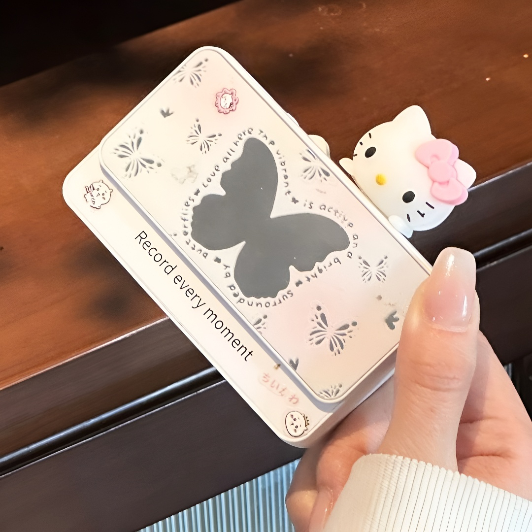 9600W高清像素镜面蝴蝶相机随身带翻盖式翻转翻转屏老5K翻转屏