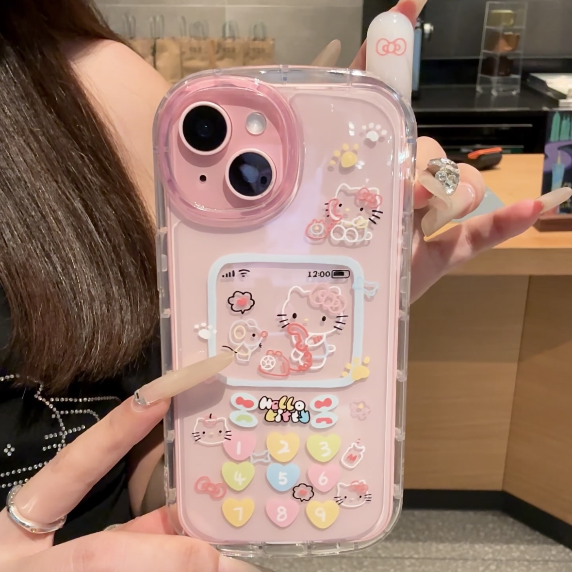 雅天立大哥大涂鸦kt适用适用苹果16iPhone15promax女14/13手机壳