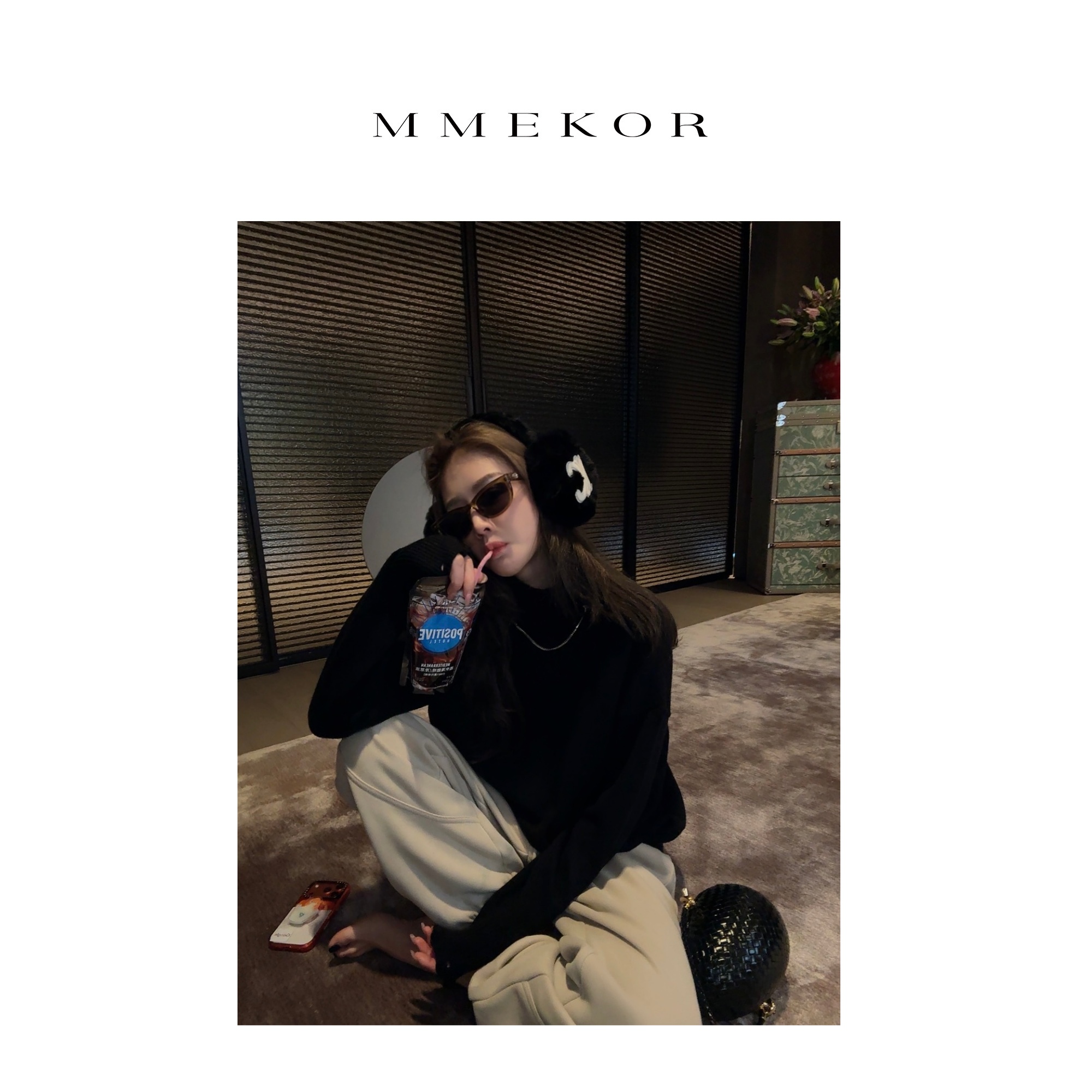 MMEKOR“心动毛衣” 2025新款秋款活力常青藤时髦上衣 31027